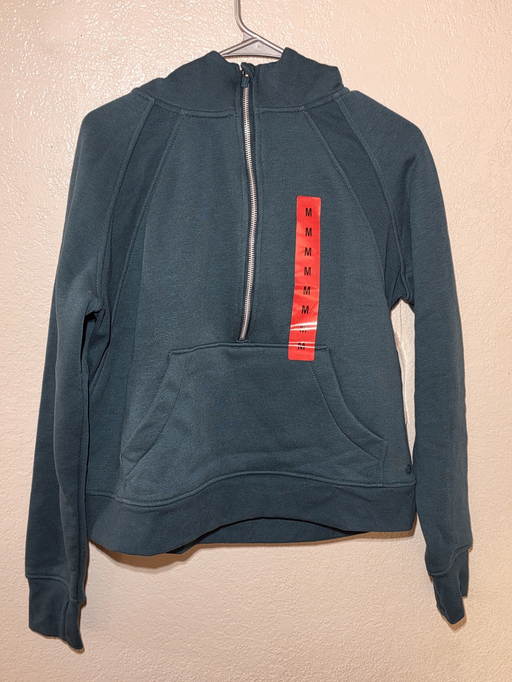 Danskin Women's Half-Zip Sweatshirt - Teal M